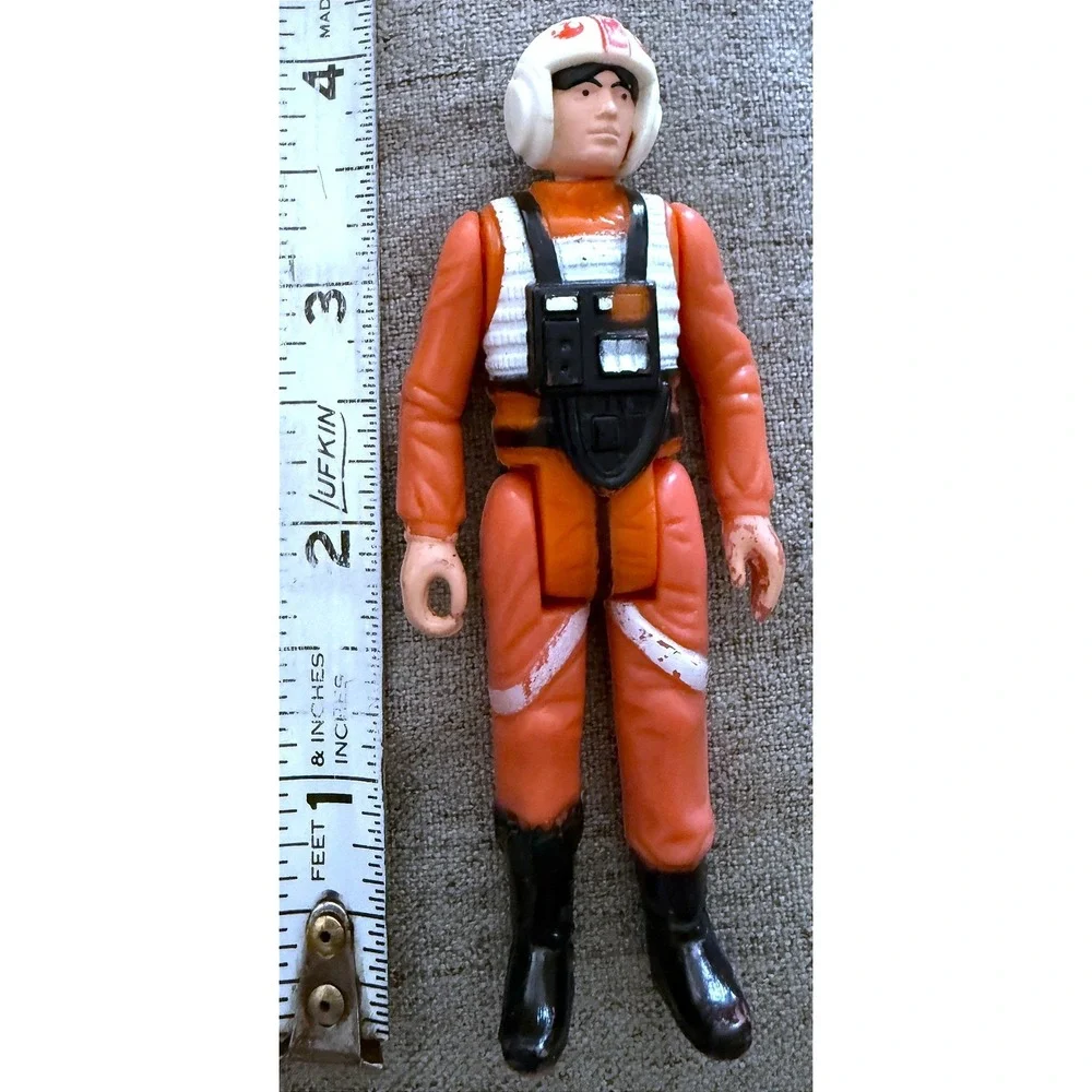 Vtg Star Wars Figures Luke Farmer X-Wing Pilot Princess Laia 1977-78 Taiwan H-Kg